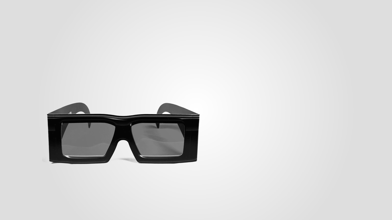 A pair of 3-D glasses