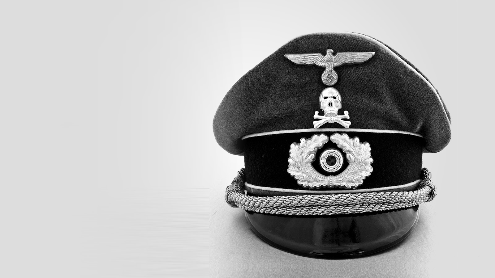 A peaked cap from the uniform of a Nazi officer