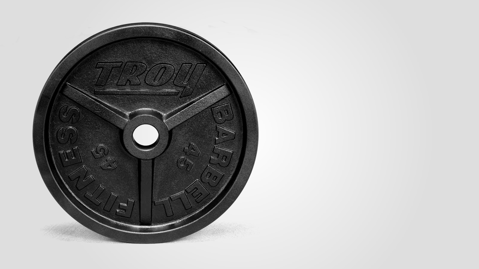 A 45-lb plate for a barbell